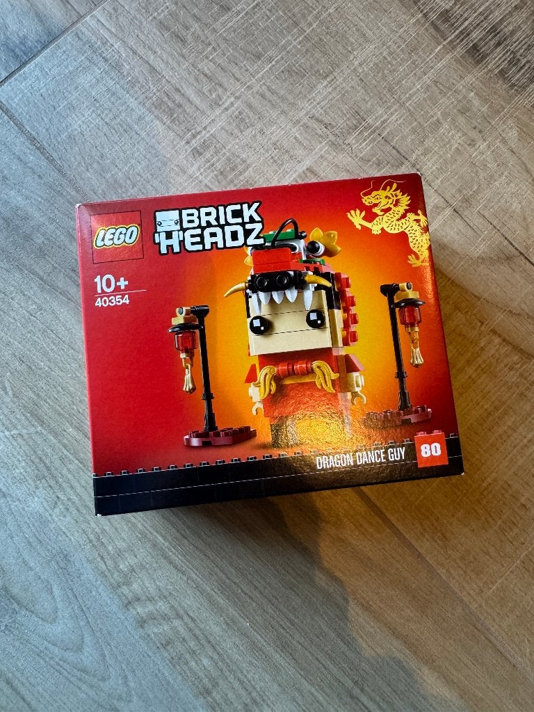 Lego Brickheadz 40354 - Dragon Dance Guy, Neuf, BrickHeadz, Lego, Ensemble complet