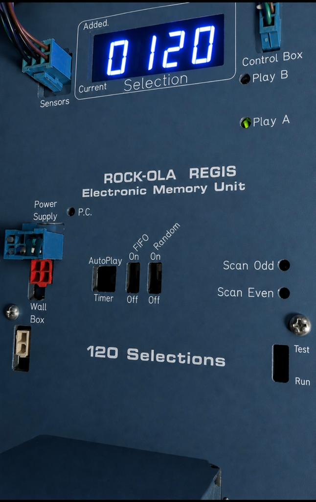 Rockola Regis, 120 Select, 1962 - 2026, Collections, Enlèvement, Comme neuf, 1960 à 1970, Rock Ola