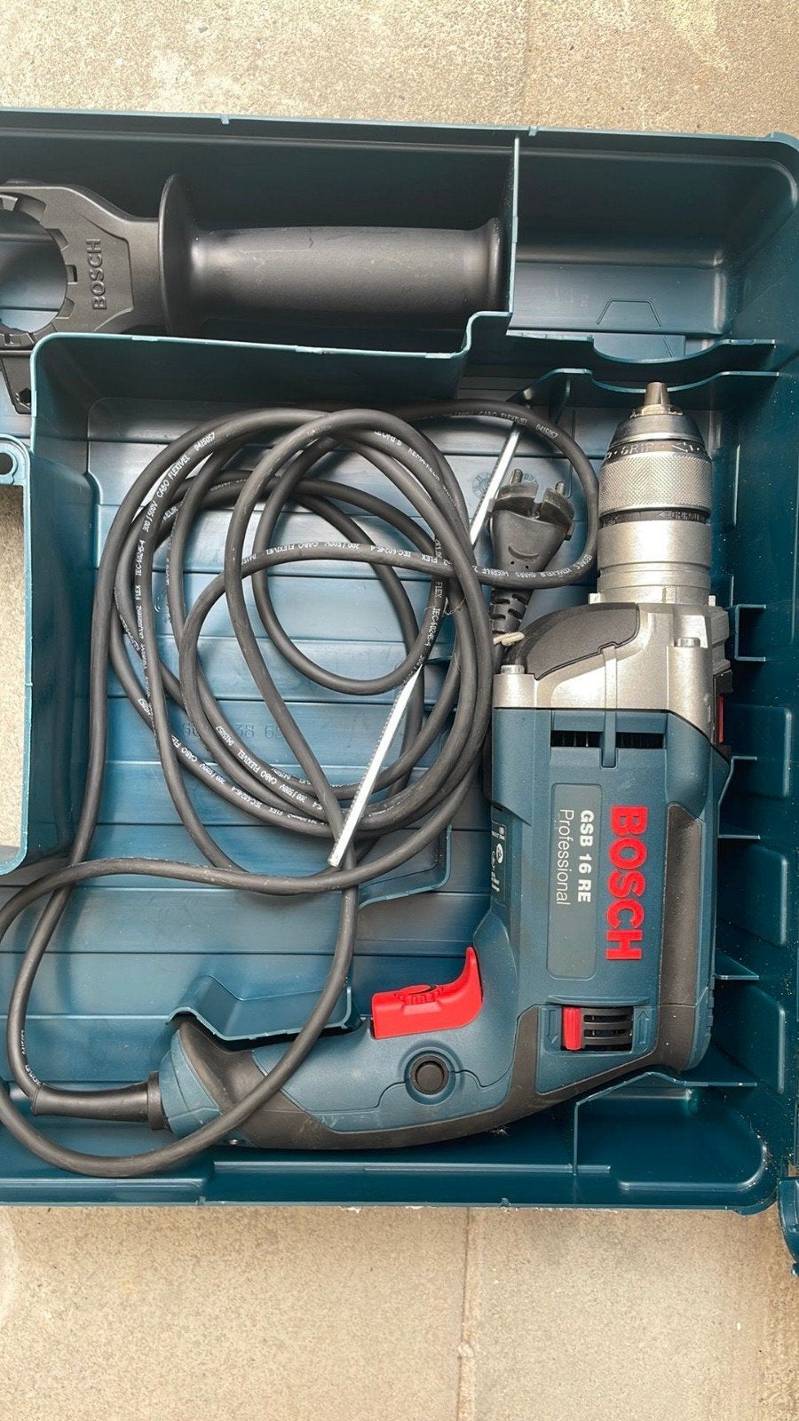 Bosch Professional, Bosch Blauw, GSB 16 RE, Klopboormachine,, Enlèvement, Perceuse, Vitesse variable