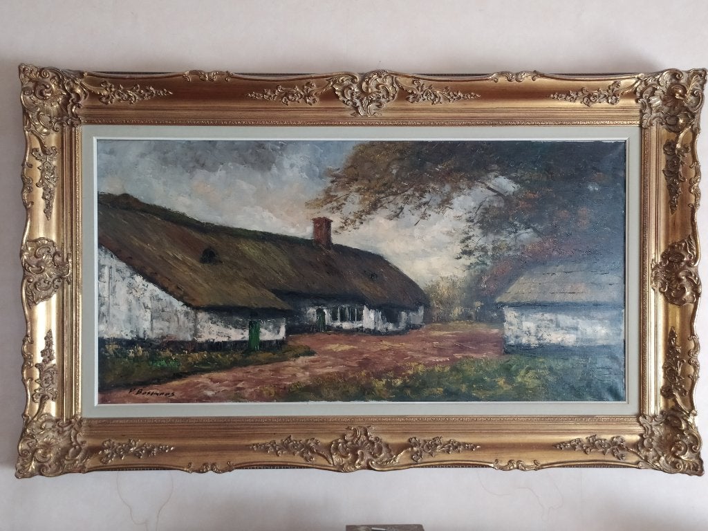 schilderij, Ophalen, Doek, Stilleven, Olieverf