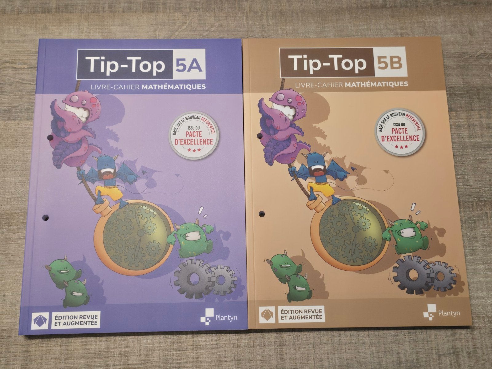 livres manuels scolaires Mathématiques Tip-Top 5A et 5B neuf, Livres, Enlèvement ou Envoi