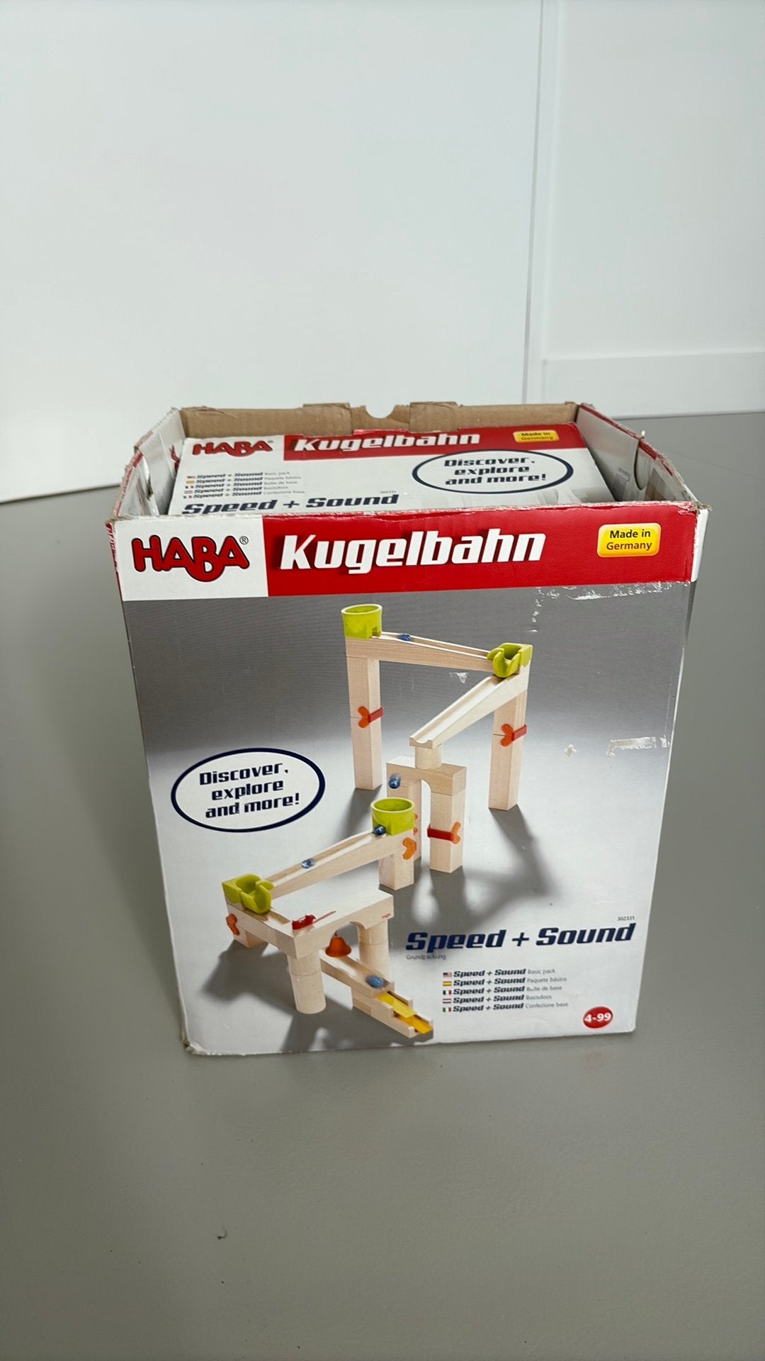 Knikkerbaan Haba, Ophalen, Zo goed als nieuw