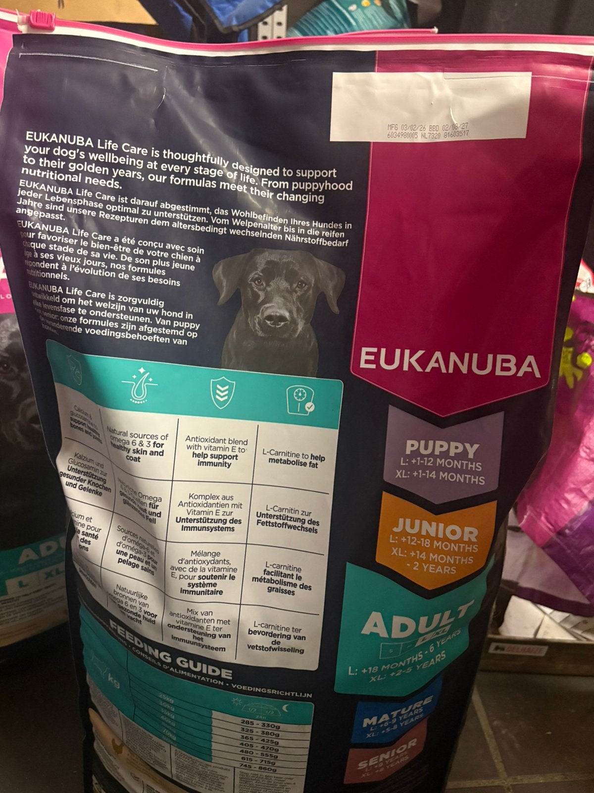 Honden droogvoer EUKANUBA ADULT te koop, Dieren en Toebehoren, Ophalen, Hond