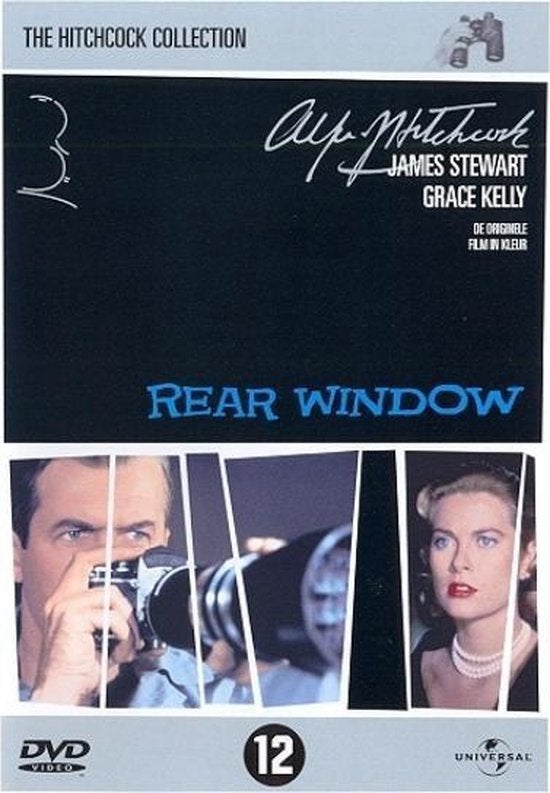 Rear window met Grace Kelly, James Stewart, Raymond Burr,, Engels, Nederlands, Ophalen of Verzenden, Zo goed als nieuw