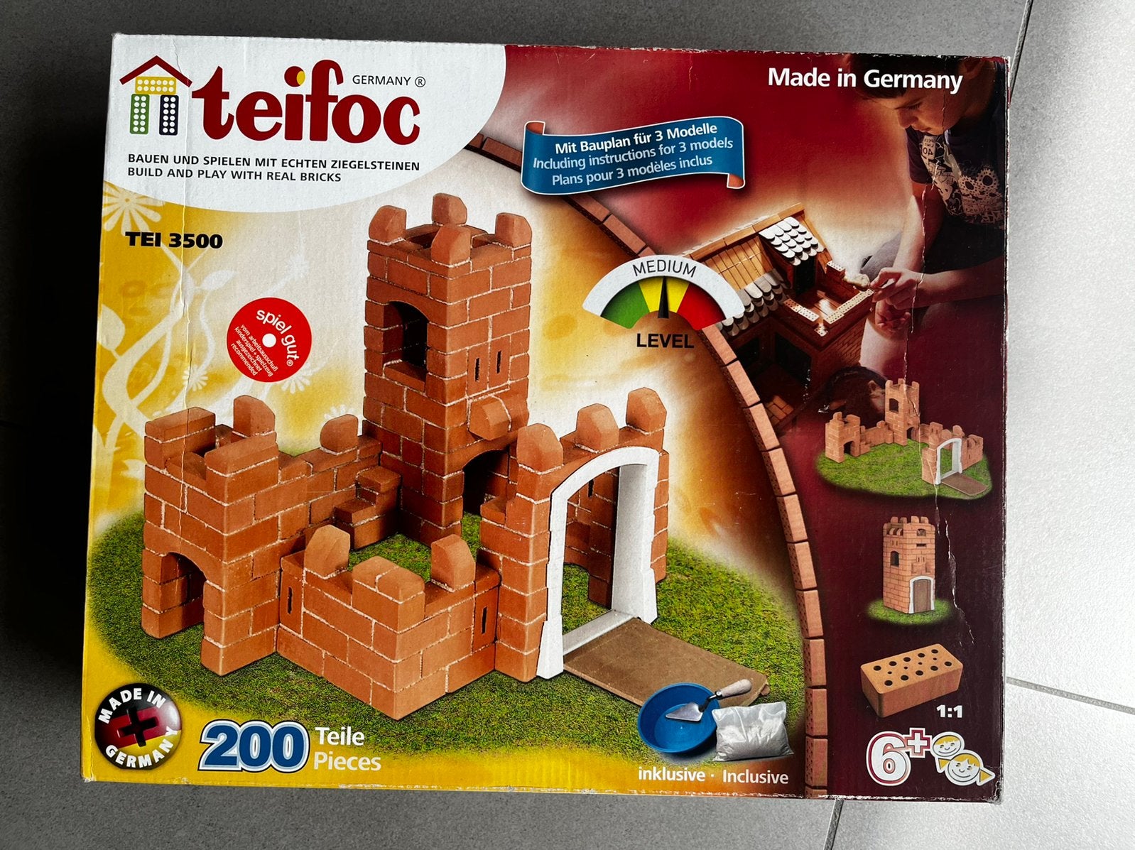 Teifoc modelbouw kasteel, Kinderen en Baby's, Ophalen of Verzenden, Zo goed als nieuw, Overige merken