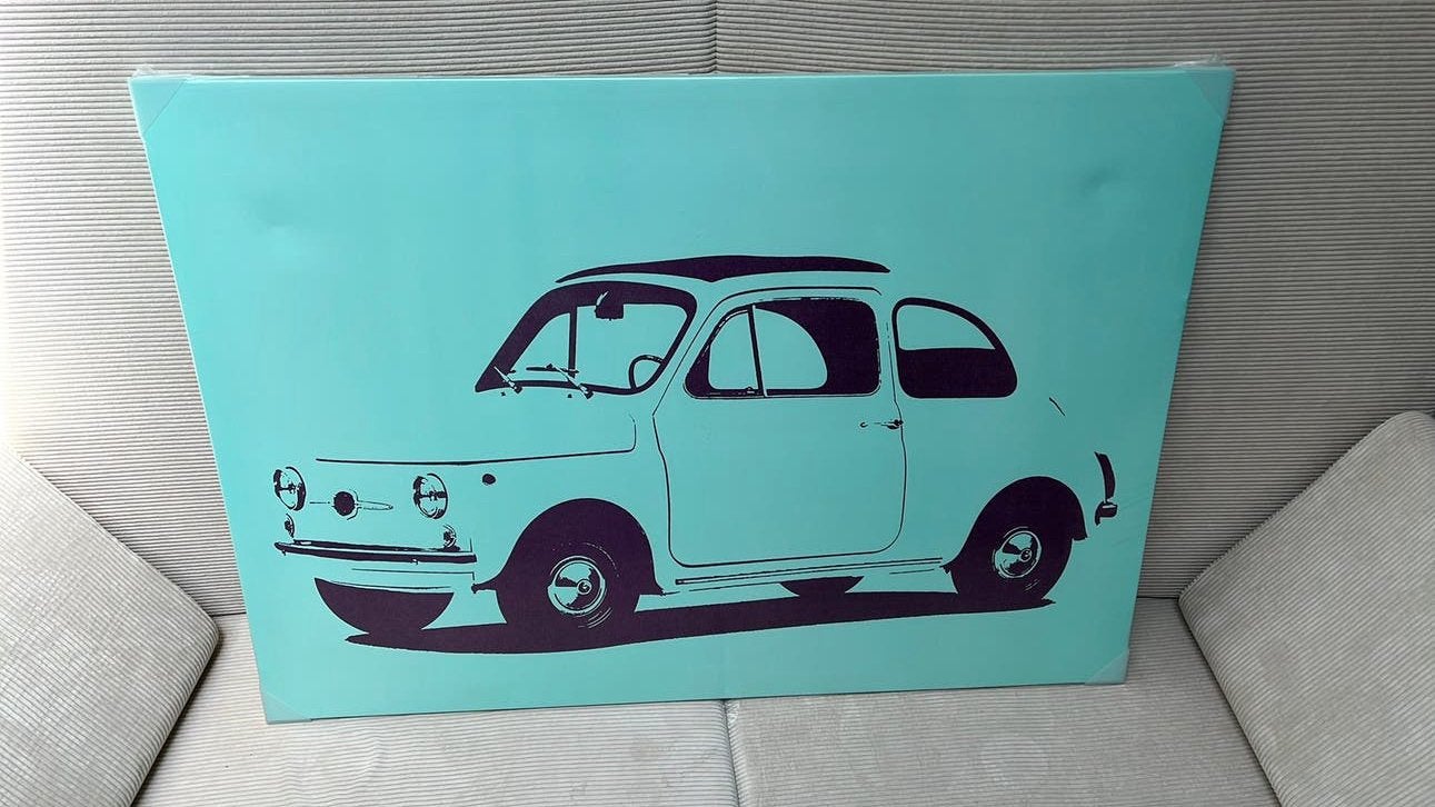 Canvas Fiat 500, Ophalen