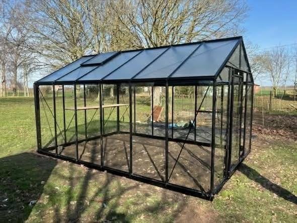 serre, kas, glasserre, overkapping, tuinserre, Tuin en Terras, Ophalen, Glas, Aluminium, Kweekkas