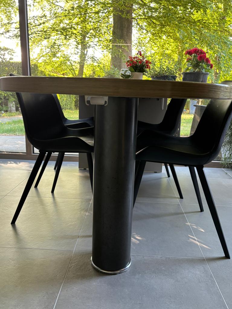 Keukentafel, Ophalen, Gebruikt, 50 tot 100 cm, Vijf personen of meer
