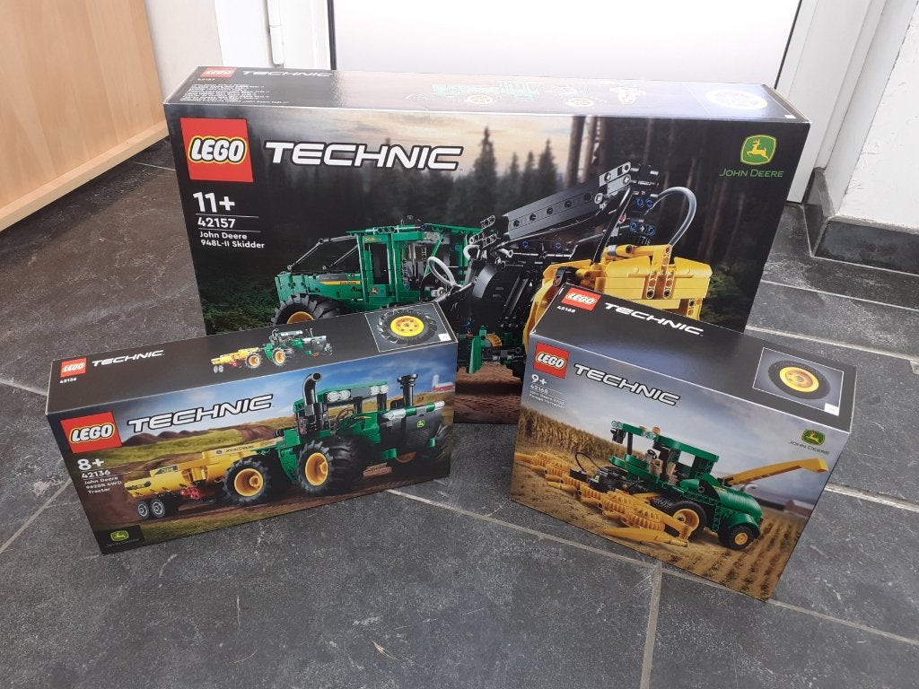 LEGO Technic John Deere 948L-II  - 42157 en 42168 en 42136, Neuf, Lego, Ensemble complet, Enlèvement