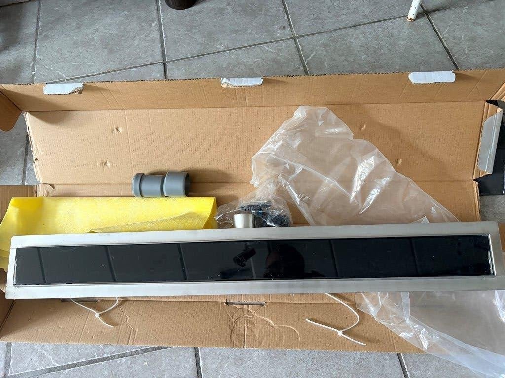 douchegoot inloopdouche 80 cm op 7 cm, Doe-het-zelf en Bouw, Sanitair, Ophalen, Nieuw, Inox, Douche