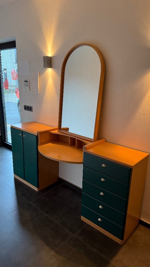 Kaptafel / Commode / Make-up tafel met losse spiegel., Ophalen, Gebruikt, 150 tot 200 cm, Minder dan 100 cm