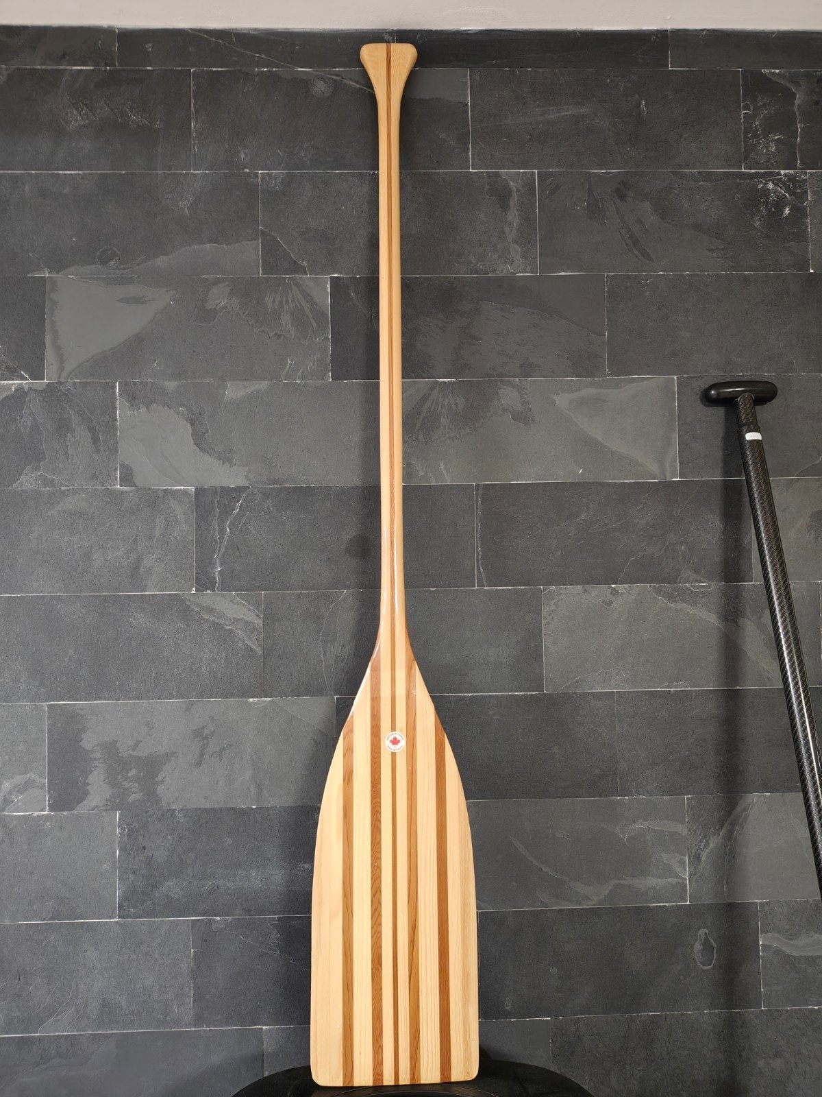 Pagaie Canoë bois 137 cm pour pratique du canoë ou déco, Sports nautiques & Bateaux, Enlèvement, Utilisé