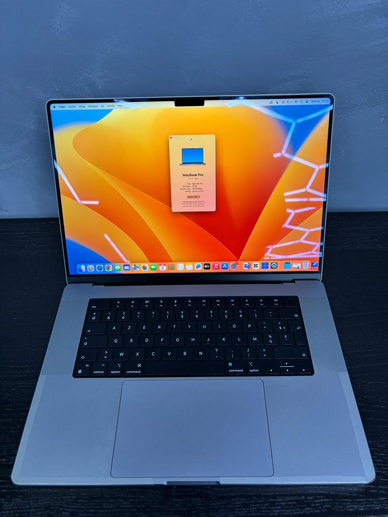 MACBOOK M1 PRO - 16" - 16GB RAM - 512GB, Enlèvement, Comme neuf, 16 pouces, MacBook