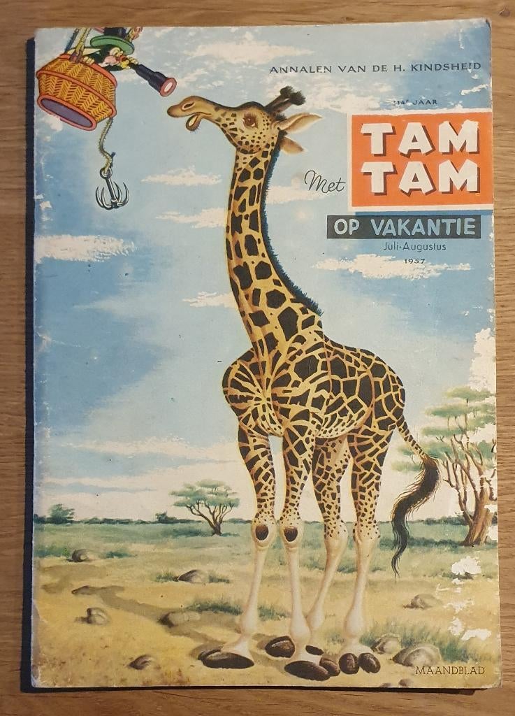 Met Tam Tam op vakantie - Juli-augustus 1957 - Boek, Utilisé