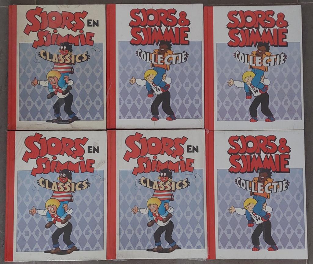 6 sealed Sjors&Sjimmie hardcover strips, Ophalen, Nieuw