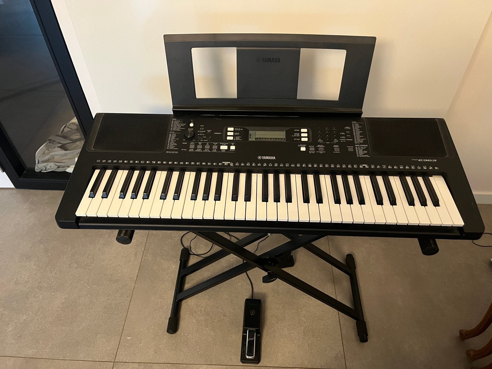 Piano Yamaha PSR E363, Musique & Instruments, Claviers, 61 touches, Sensitif, Yamaha, Enlèvement