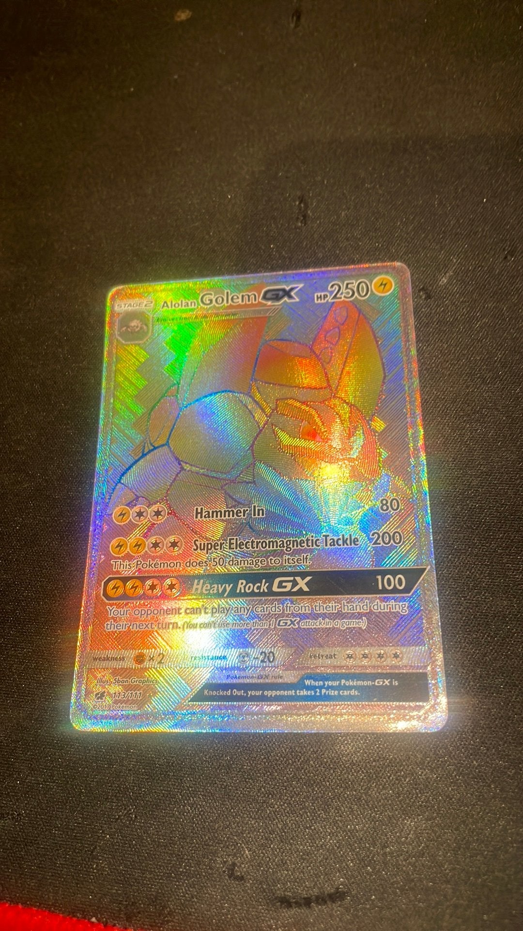 Alolan Golem Gx, Hobby en Vrije tijd, Ophalen of Verzenden, Zo goed als nieuw