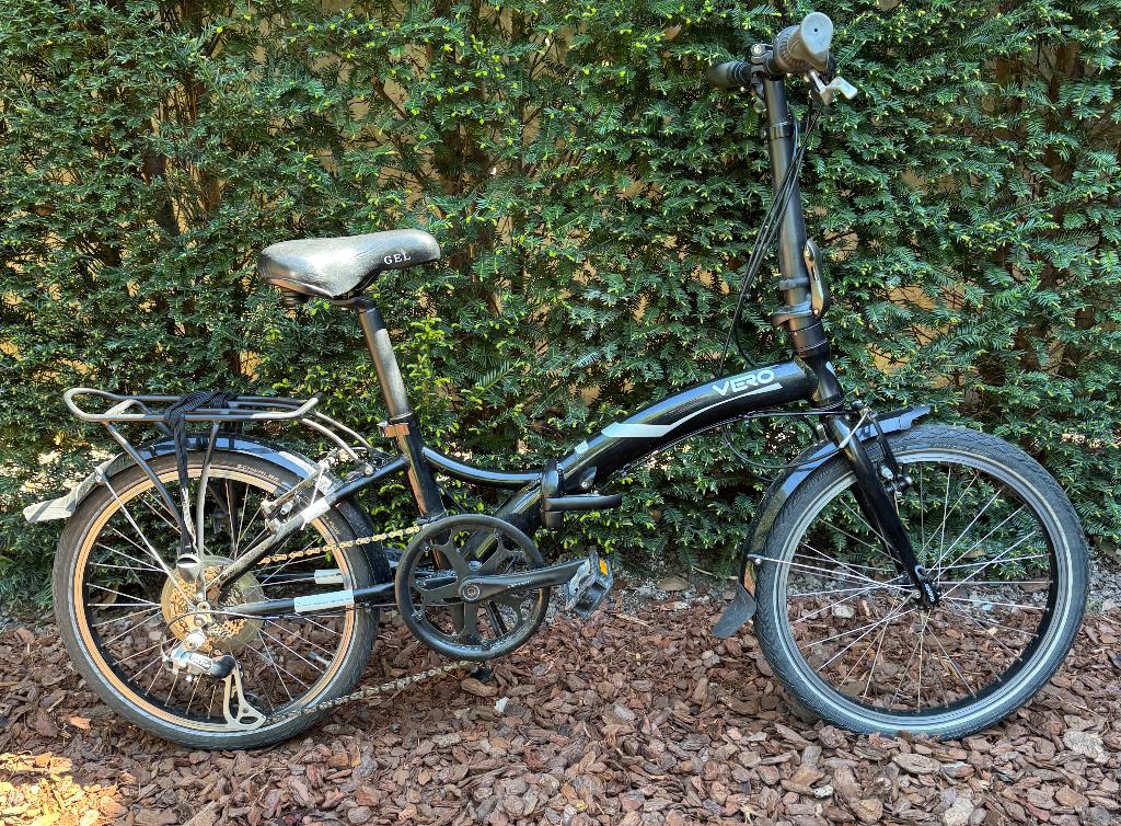 plooifiets, Fietsen en Brommers, Fietsen | Vouwfietsen, Ophalen, Velgrem, Versnellingen, Zo goed als nieuw