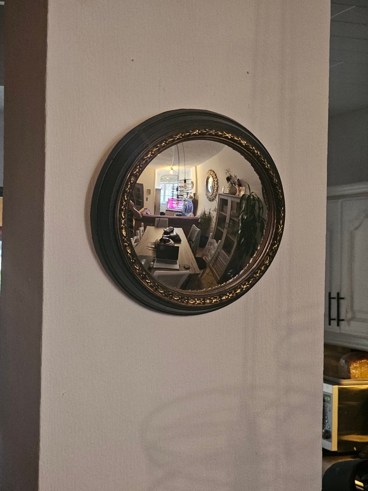 Miroir sorcière style napoleon 3, Antiquités & Art