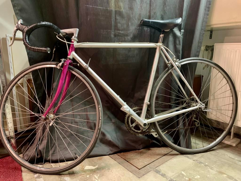 Retro-Diamant maat 53 - 2x6V, Fietsen en Brommers, 28 inch, Gebruikt, 10 tot 15 versnellingen, Aluminium