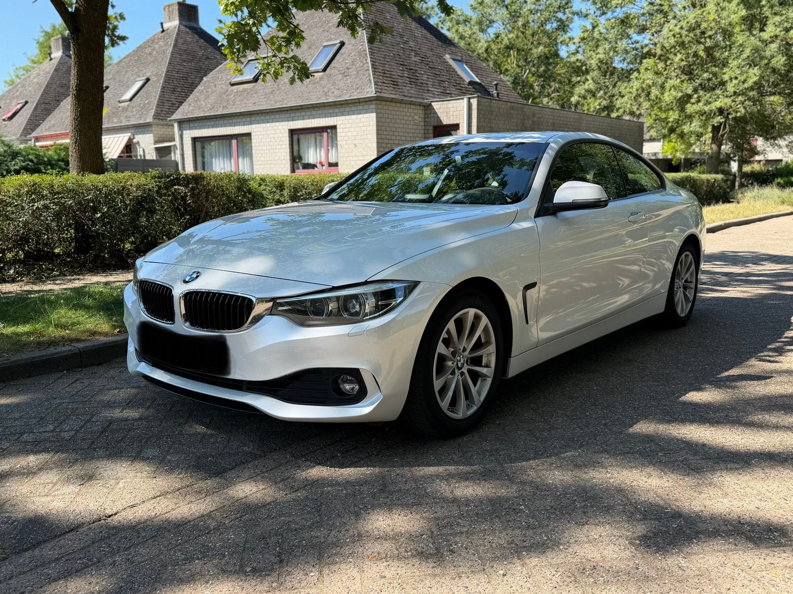 Bmw 420i 2018 120.000km automaat, Auto's, BMW, Automaat, Zwart, Wit, Particulier