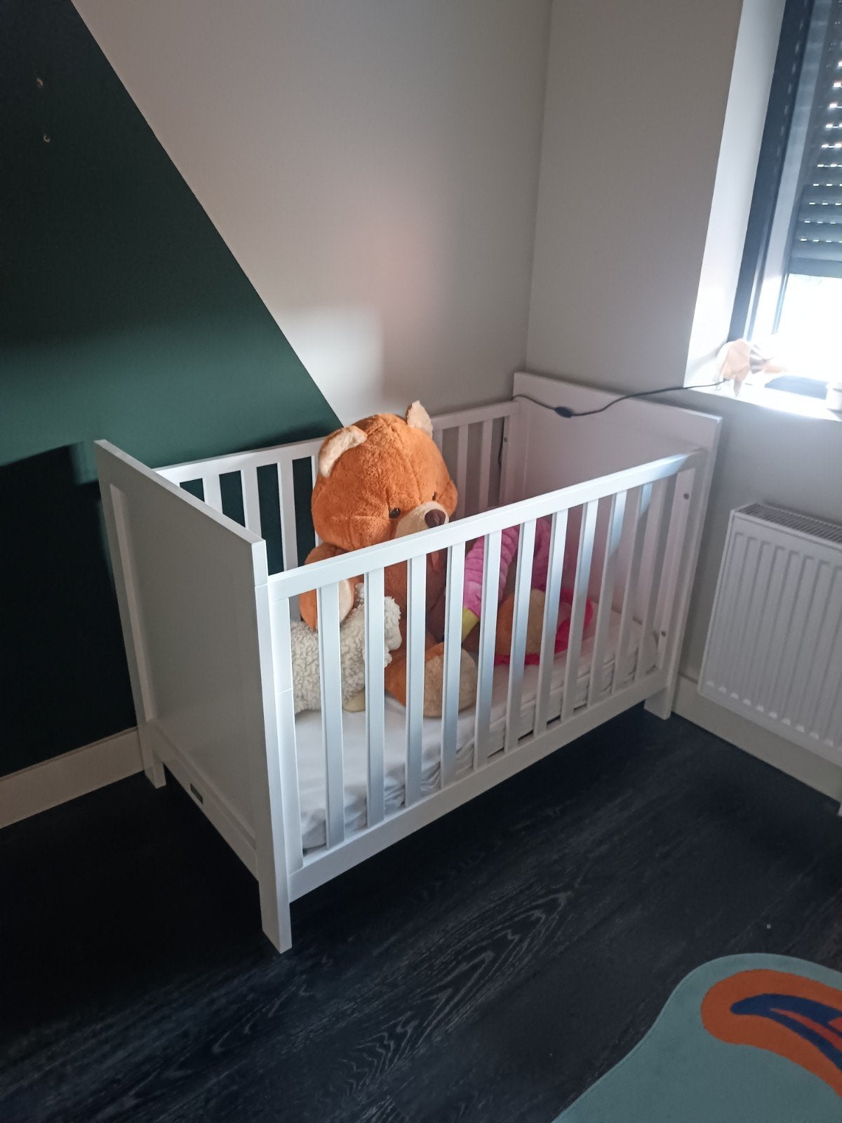 Lit pour enfant Bopita blanc - Lit pour bébé - Réglable, Enlèvement