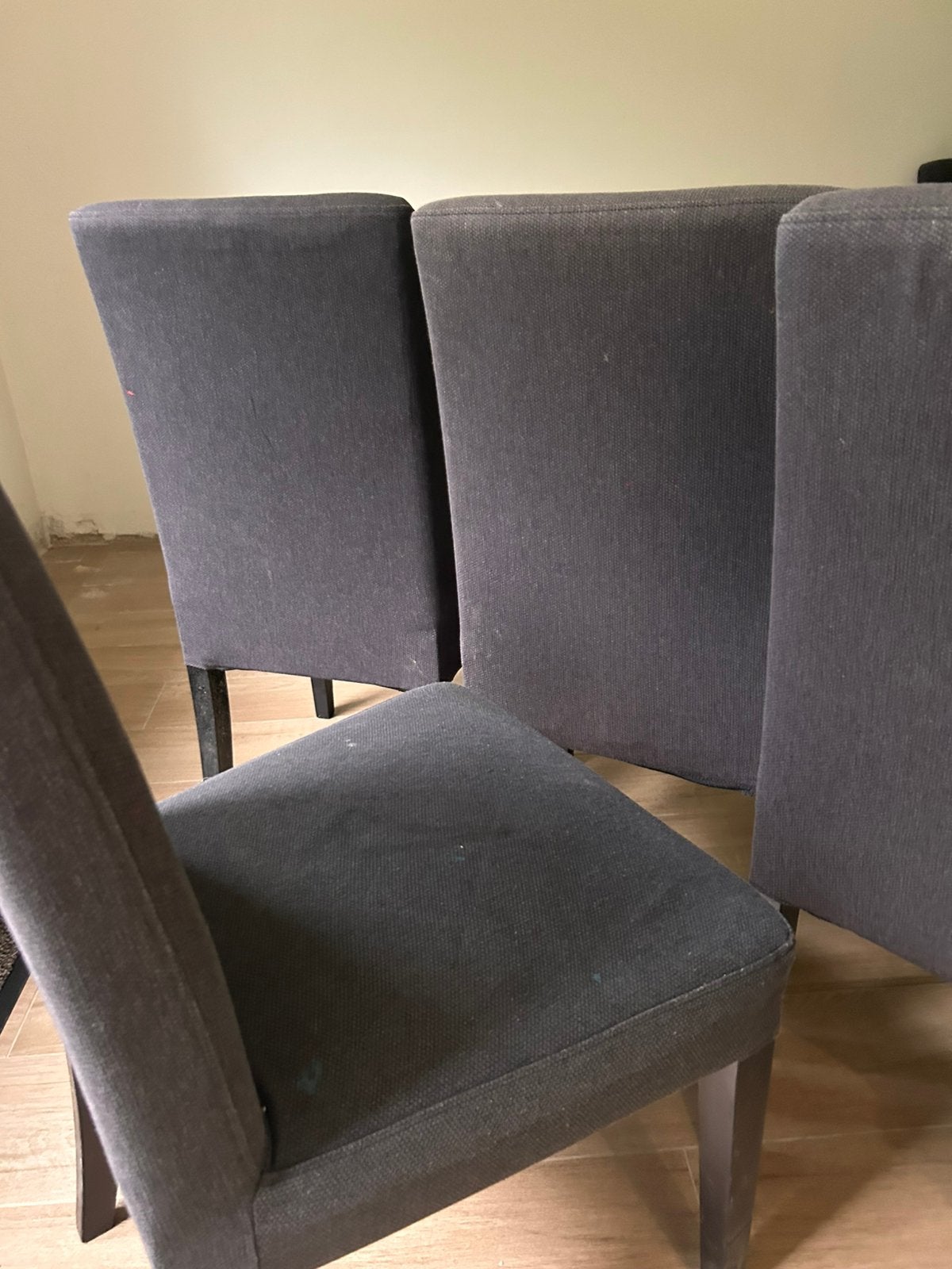 6 x ikea stoelen, Huis en Inrichting, Ophalen, Gebruikt, Zwart, Vijf, Zes of meer stoelen