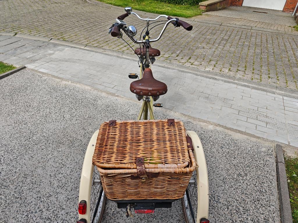 Driewieltandem, Ophalen, Gebruikt, Velgrem, Tri Bike