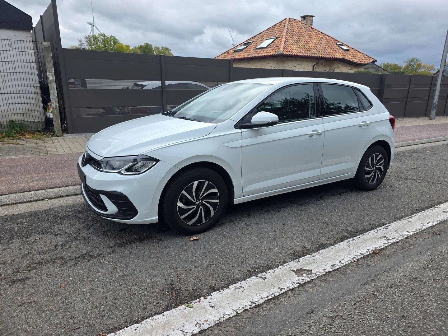 Volkswagen Polo 1.0 TSI Life Business OPF 1°EIG. 2022' ! 51, Auto's, Stof, Gebruikt, 95 pk, Wit