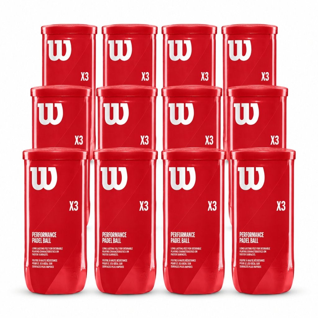 Padelballen Wilson - 12 x tube 3b, Envoi, Neuf, Balles de padel