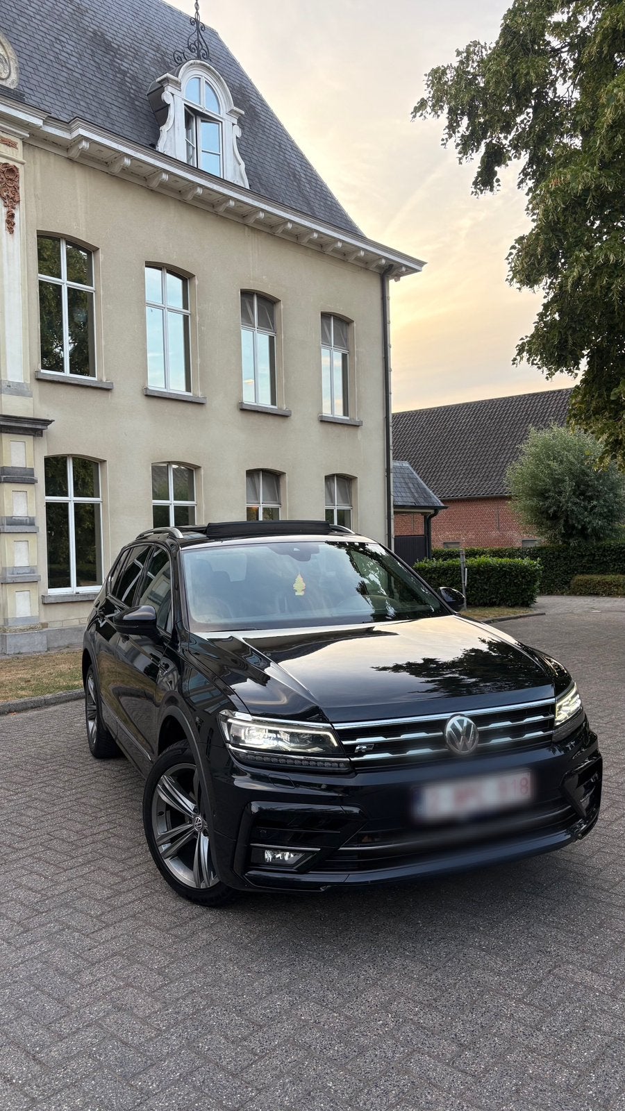 VW tiguane 2.0 tdi all space 7-zit R-Line binnen en buiten, Autos, Cuir, Achat, 140 g/km, 7 places