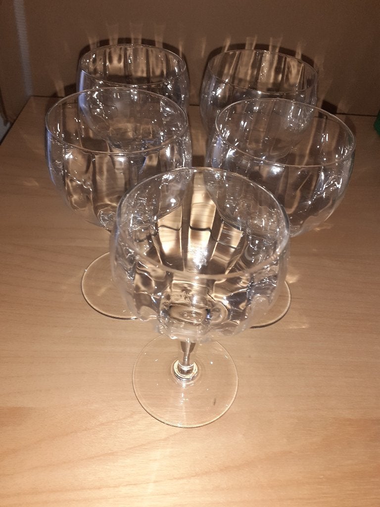 Verres à vin (lot de 5 verres), Maison & Meubles, Cuisine | Vaisselle, Verre ou Verres, Vintage, Verre, Enlèvement