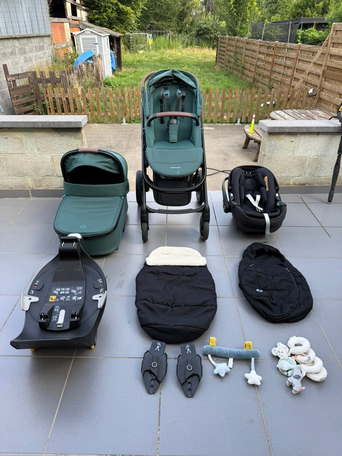 Poussette complet maci cosi plaza plus parfait etat lensembl, Ophalen, Zo goed als nieuw, Kinderwagen