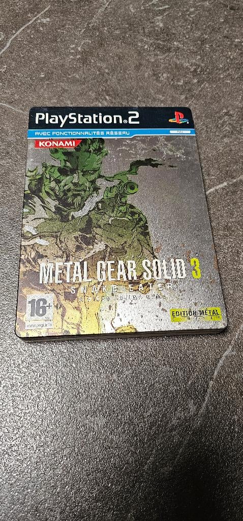 PS2 Metal Gear Solid Steelbook, Games en Spelcomputers, Ophalen of Verzenden, Gebruikt