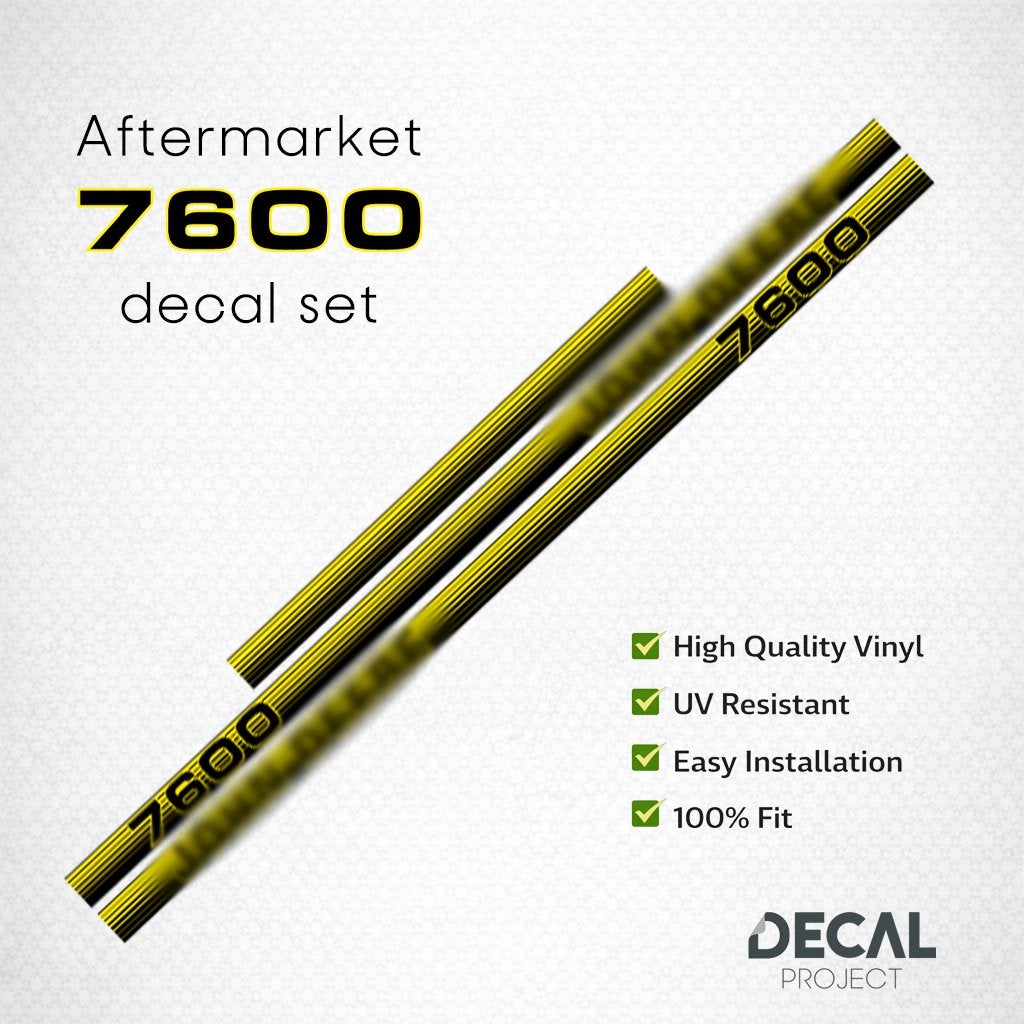 Autocollants de rechange John Deere 7600 - 7930, Envoi