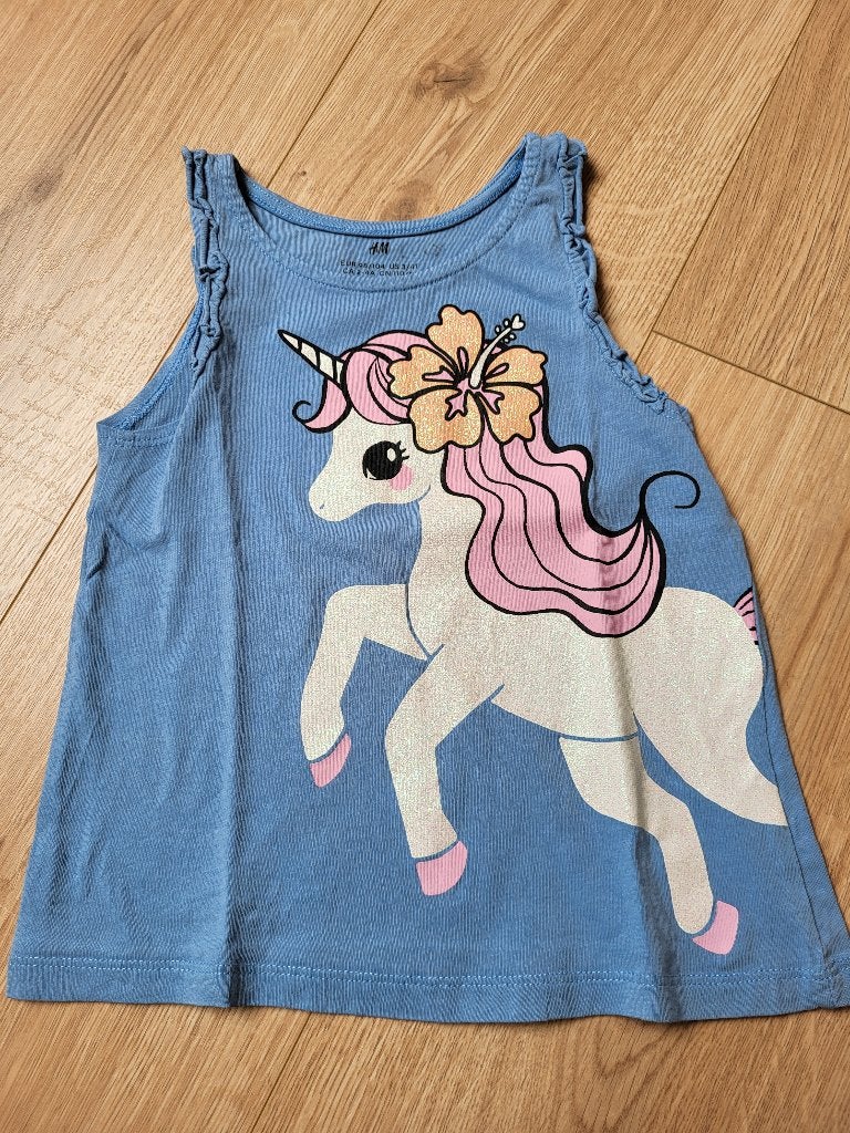 Shirt H&M maat 98/104, Kinderen en Baby's, Kinderkleding | Maat 98, Meisje, H&M, Ophalen of Verzenden, Zo goed als nieuw