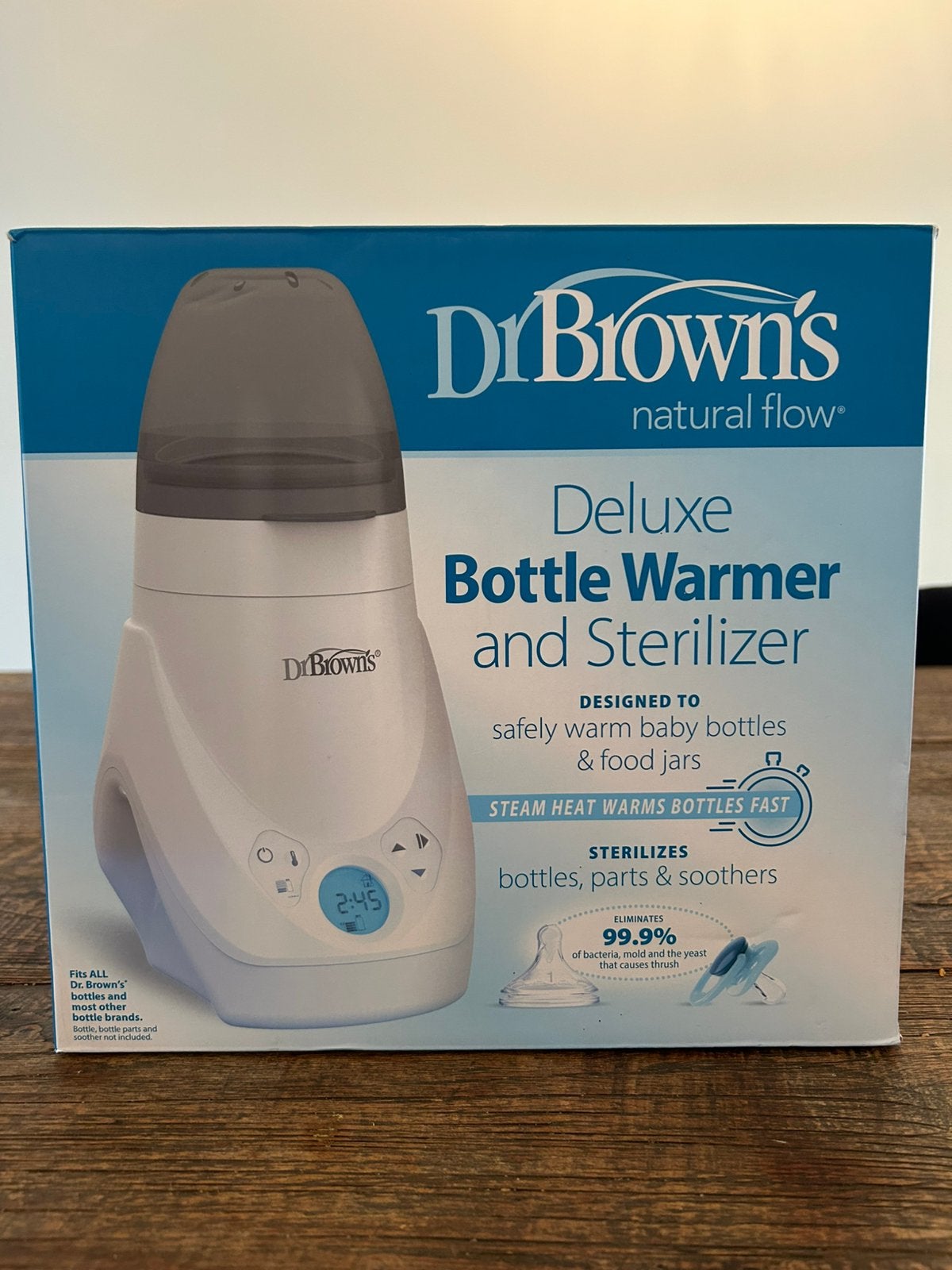 Dr. Brown’s Deluxe Flessenwarmer en Sterilisator, Ophalen, Stoomfunctie, Sterilisator, Dr. Brown's