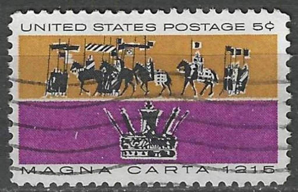USA 1965 - Yvert 782 - Magna Carta Libertatum (ST), Verzenden, Gestempeld