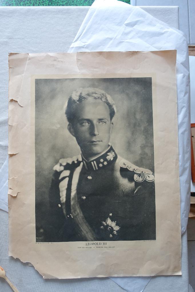 RYL #10 - STAATSIEPORTRET LEOPOLD III #2, Verzamelen, Ophalen of Verzenden, Gebruikt, Kaart, Foto of Prent