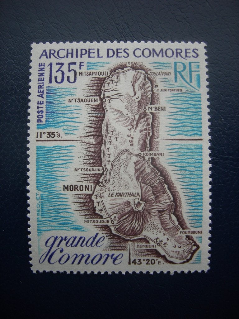 Comoren, Yvert PA 53, versheid van de post., Postzegels en Munten, Ophalen of Verzenden, Overige landen, Postfris
