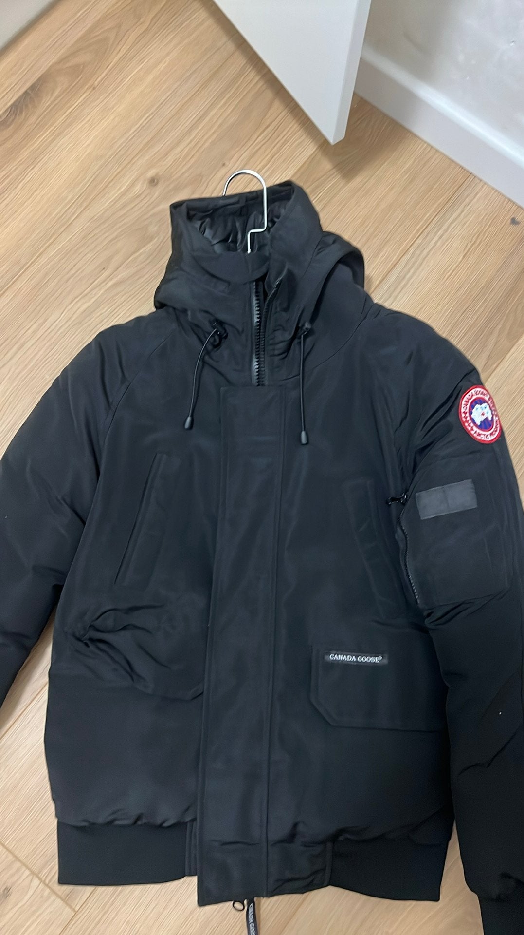 Canada goose jas, Ophalen, Zo goed als nieuw, Maat 46 (S) of kleiner, Zwart