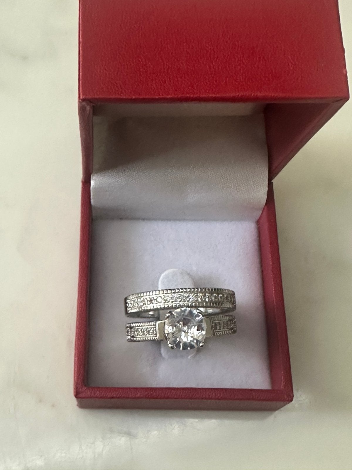 2 bagues, Bijoux, Sacs & Beauté, Bagues, Enlèvement ou Envoi, Comme neuf, Argent, Argent