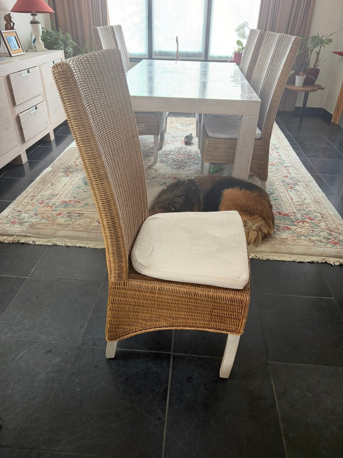 Chaises en osier, Osier ou Rotin, Enlèvement ou Envoi, Landelijk, Brun