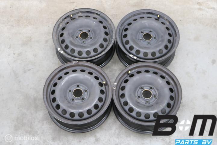 Org 15 inch stalen velgen VW Polo 2G / Ibiza 6F 2Q0601027AG, Gebruikt, 15 inch, Velg(en), Personenwagen
