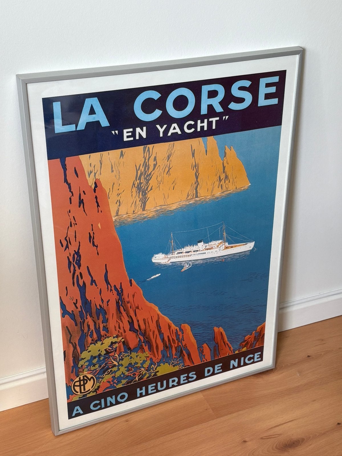 Vintage poster Corsica, Ophalen, Zo goed als nieuw