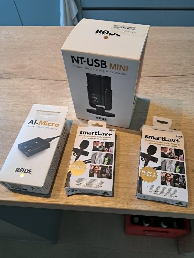 Rode microphones, Musique & Instruments, Microphones, Enlèvement ou Envoi, Comme neuf, Autres types