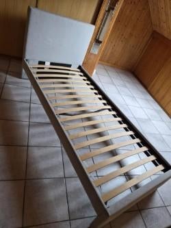 eenpersoonsbed 90x200, Huis en Inrichting, Slaapkamer | Bedden, Ophalen, Gebruikt, 90 cm, 200 cm