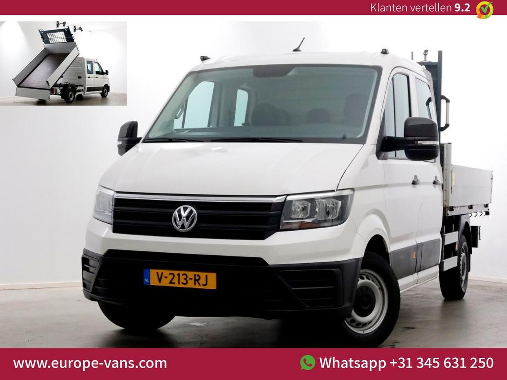 Volkswagen Crafter 35 2.0 TDI E6 L2H1 D.C. Van den Born Kipp, Auto's, Bestelwagens en Lichte vracht, Wit, Bedrijf, Onderhoudsboekje