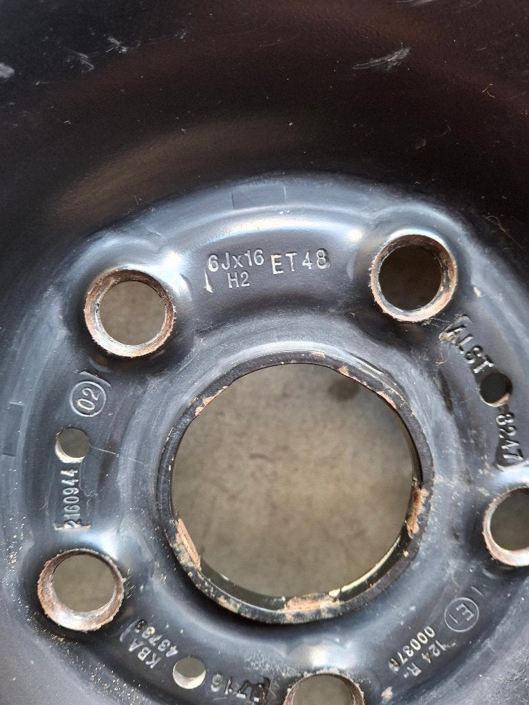 Stalen velg 16 duims, Autos : Pièces & Accessoires, Pneus & Jantes, Enlèvement, Utilisé, 16 pouces, Jante(s)