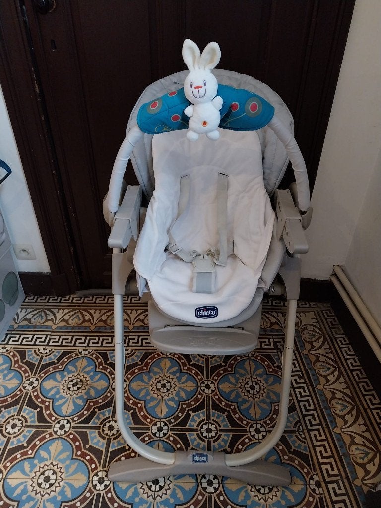 Chaise haute bébé Chicco Polly, Enlèvement, Utilisé, Chaise de table